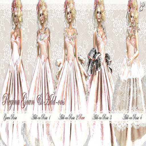 !gO! Regina add-on 2 - Rosa RARE