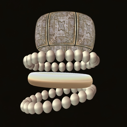 White & Pearls Bracelet 4 ~ #2