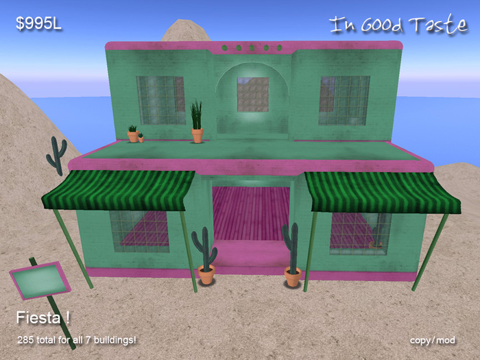In Good Taste Fiesta Green Adobe Shops