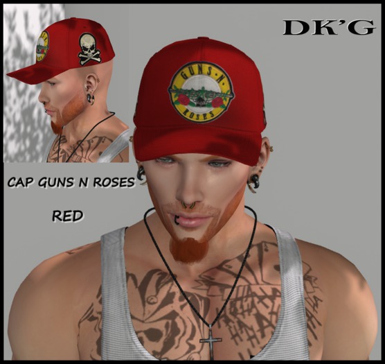 DK'G Cap GUNS N ROSES red