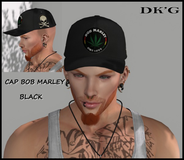 DK'G Cap BOB MARLEY black
