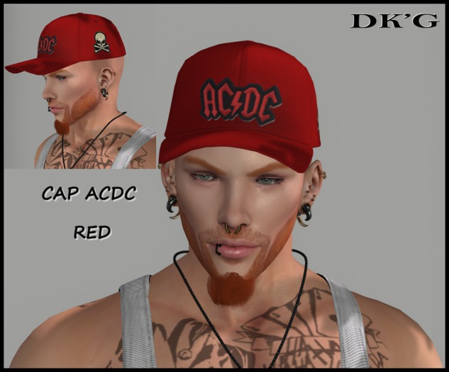 DK'G Cap ACDC red