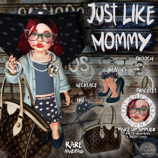 Concrete Geek Kiddos Mommy's Bag RARE
