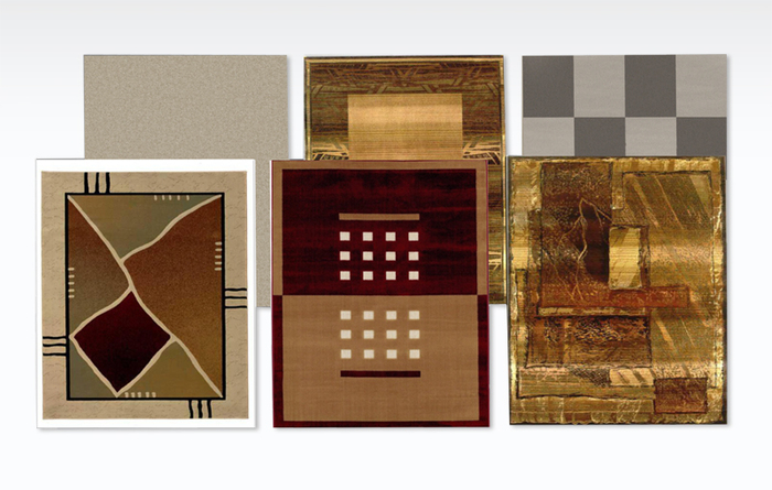 Set of Modern Carpets/Rugs 6 in 1 COPY/MODIFY & MODIFY/TRANSFER
