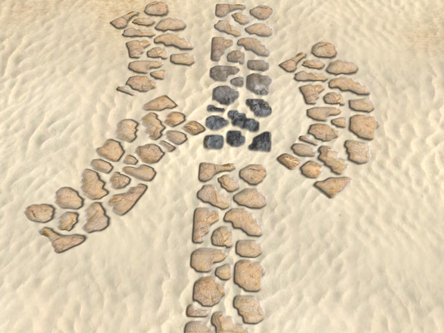 5 Sculpted Desert Stone Pathways
