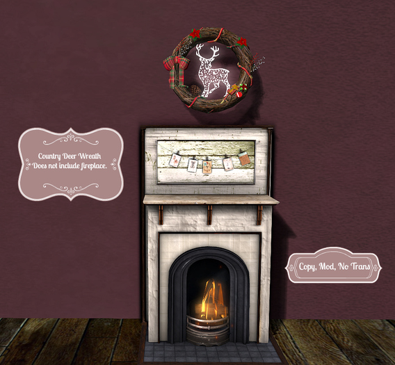 :CC: Country Deer Wreath