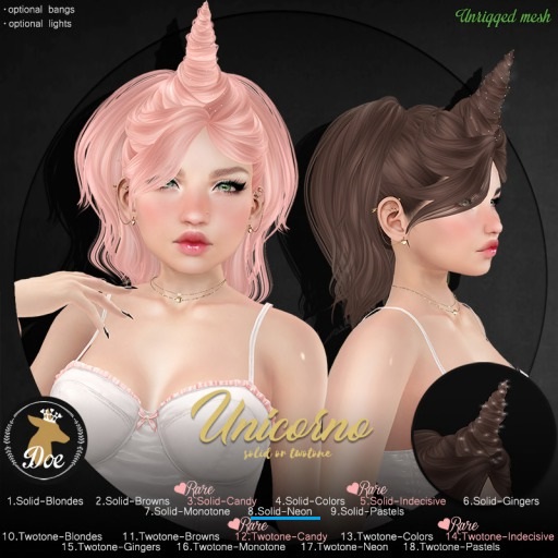 8.Doe: Unicorno (solid) - Neon