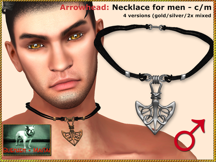 Bliensen + MaiTai - Arrowhead - Necklace for men