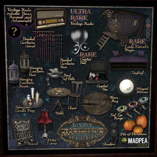 MadPea Lady Kismet's Secrets - Brown Evil Eye Ring