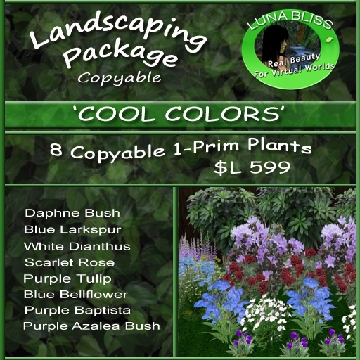 Landscaping Package 'Cool Colors'