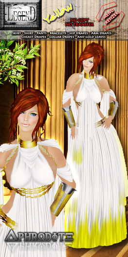 LEGEND - APHRODITE SET yellow