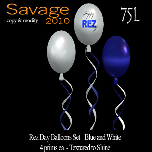 Happy Rez Day Balloon Set - Blue and White