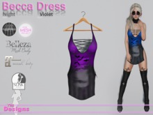 Becca Dress Night Violet