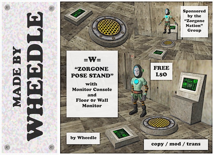 =W= Zorgone Pose Stand