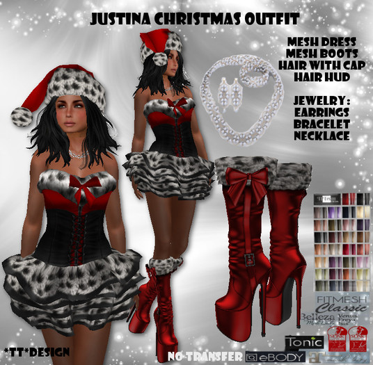 *TT* JUSTINA CHRISTMAS OUTFIT