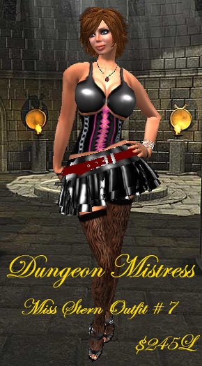 Dungeon Mistress  -  Miss Stern Outfit # 7