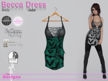 Becca Dress Bats Jade