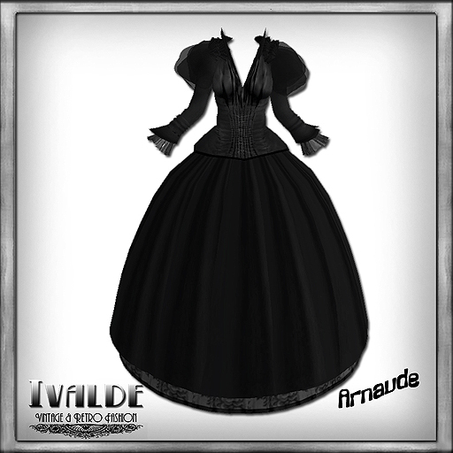 ~Ivalde~Arnaude black dress