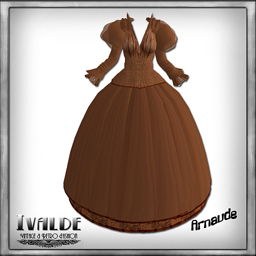 ~Ivalde~Arnaude brown dress