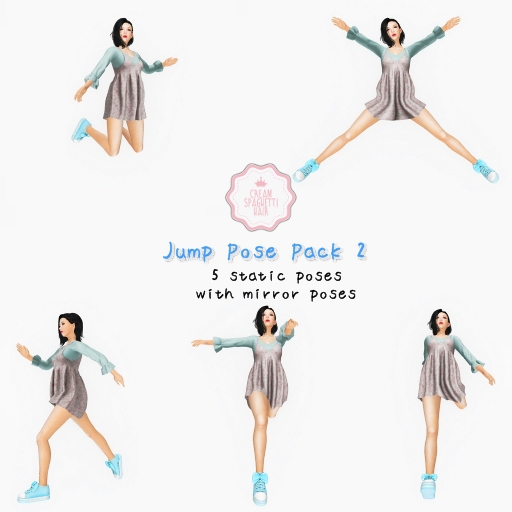 !creamSH! Jump Pose Pack 2
