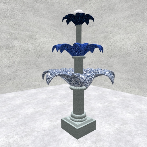 Snow Fountain blue