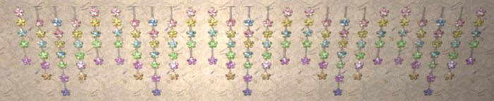 AA Cascade Flower lights Pastel boxed
