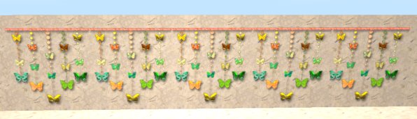 AA Cascade Butterflies Tropical Light strand boxed