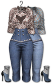 Graffitiwear Lace Denim Blues 
