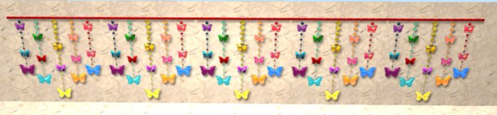 AA Cascade Butterflies Rainbow Bright light strand boxed