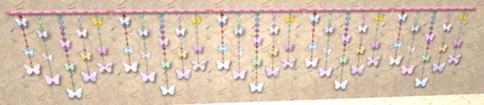 AA Cascade Butterflies Pastel light strand  boxed