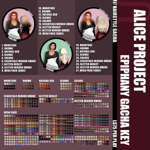 Alice Project - Paulina - Colors