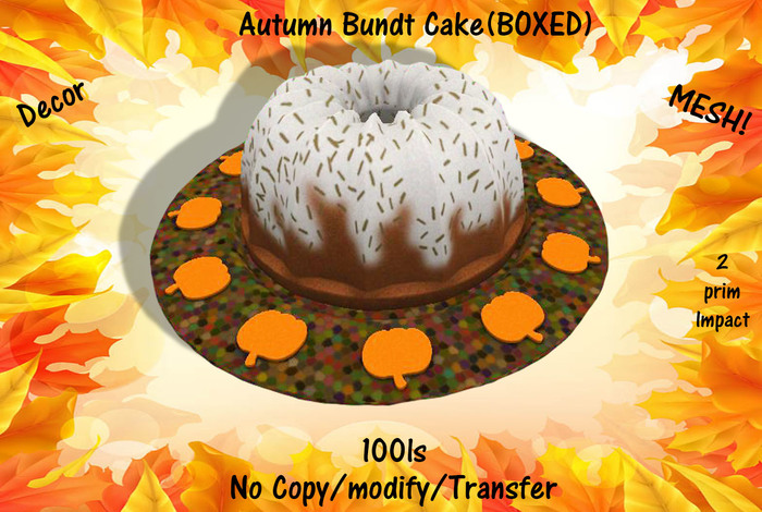 Autumn Bundt Cake(BOXED)