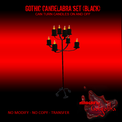 Mindshift - Gothic Candelabra (Black)