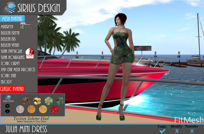 Sirius Design Julia Mini Dress Boxed