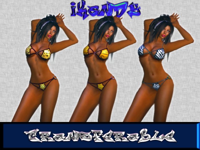 .:iKandy:. Animal Print Kini pack