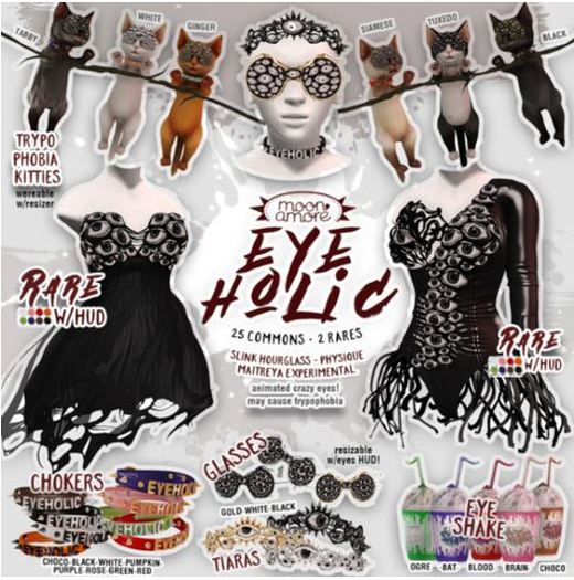:MoonAmore: Eyeholic / Choker (Rose)
