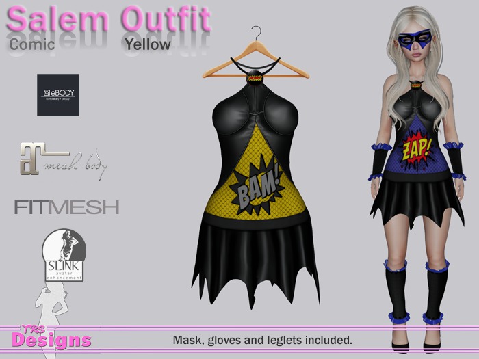 Salem Outfit Comic Yellow