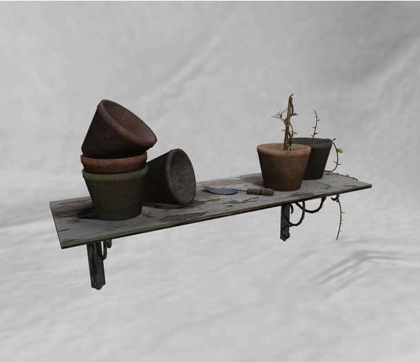 BJK * District Pots Shelf