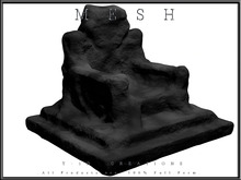 T-3D Creations [ Stone Chair ] MESH - Full Perm -