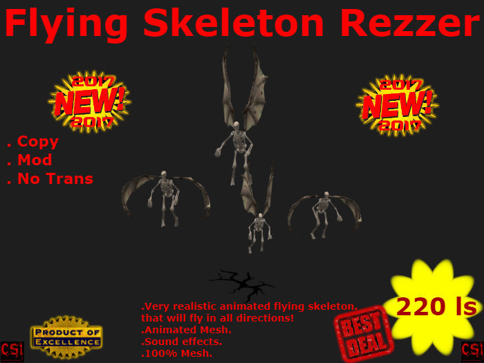Flying Skeleton Rezzer (box)