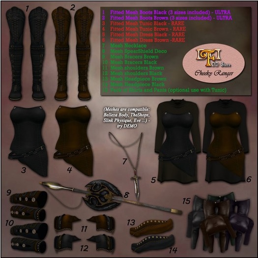 FDD GS *Cheeky Ranger* tunic Brown (Rare)