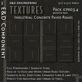 [ICPR03.4] 12 Aged and Worn Concrete Urban Road Street Highway Textures from E&D ENGINEERING