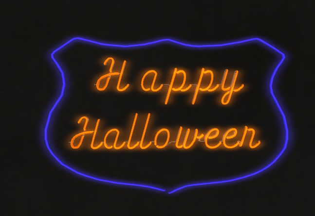 Happy Halloween Neon Sign