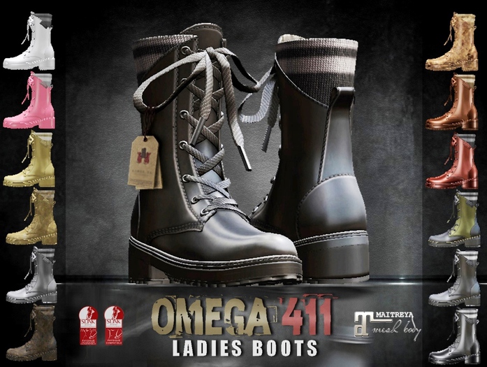CA SAVE 50% MAITREYA HOURGLASS SLINK OMEGA 411 LADIES BOOTS FAT PACK