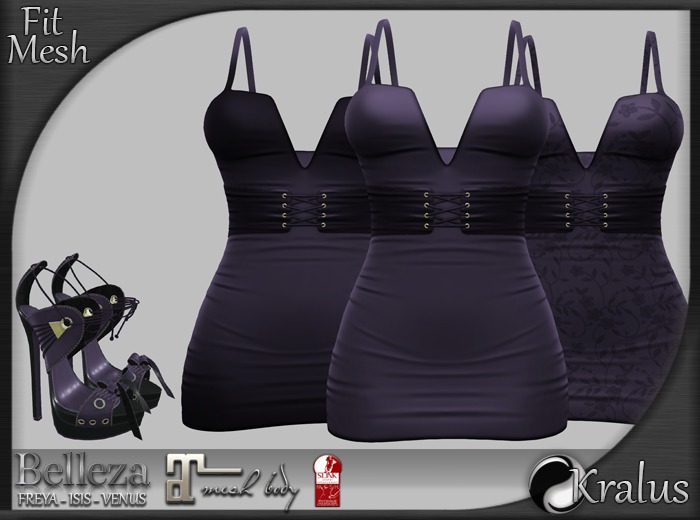 ::KRALUS:: FitMesh : Tulia Dress : Lavander