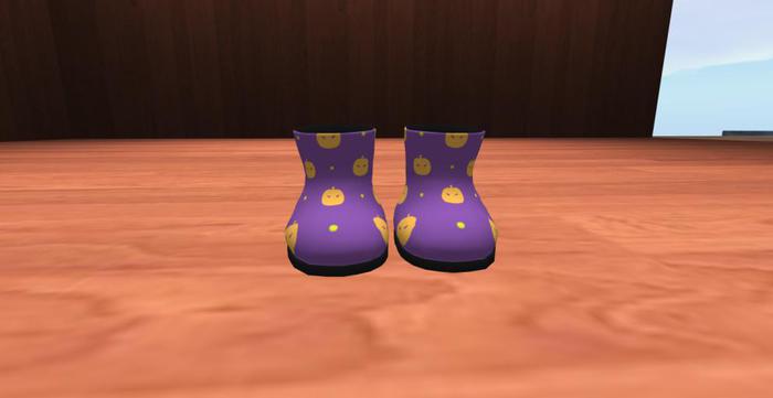 Pumpkin Boots Purple