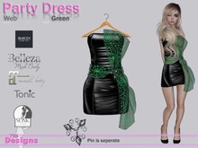 Party Dress Web Green