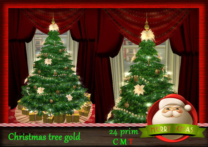 Christmas tree gold