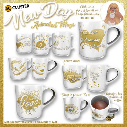 -RC- New Day Mugs - Dragonflies