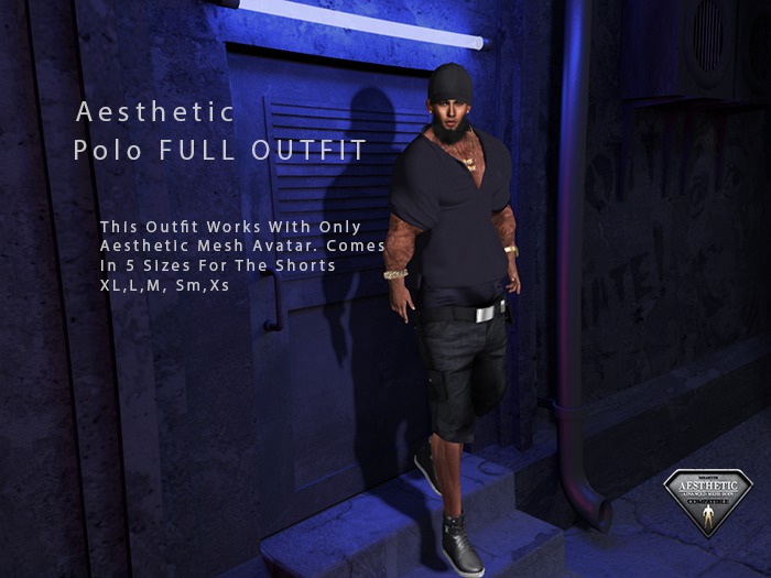 Trill Polo Outfit Navy